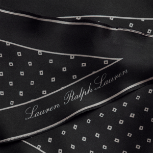 Lauren Ralph Lauren Geo-Print Silk Twill Diamond Scarf